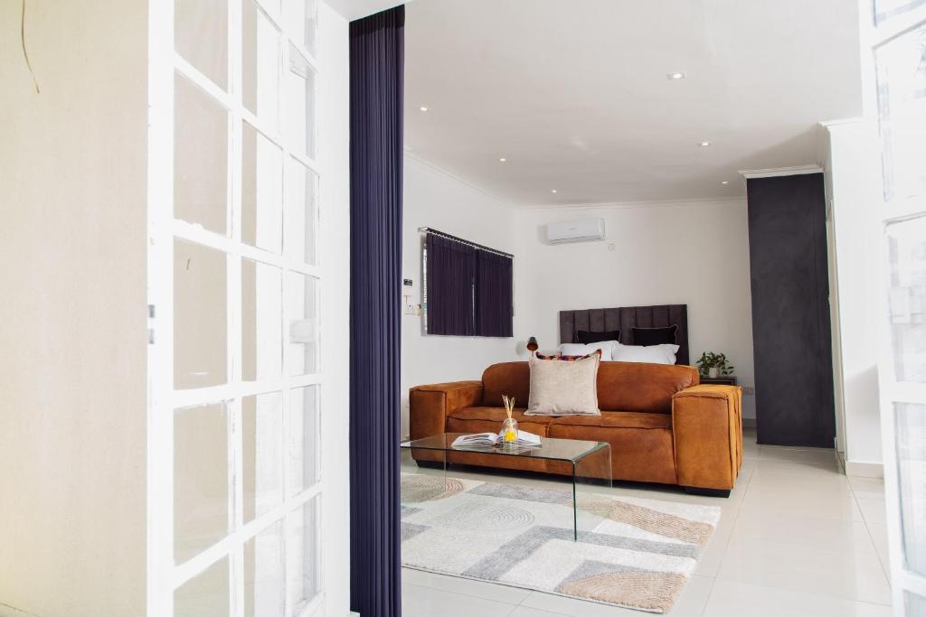 Istumisnurk majutusasutuses Pristine and well appointed retreat in Gaborone West Phase 1 - Private & Peaceful