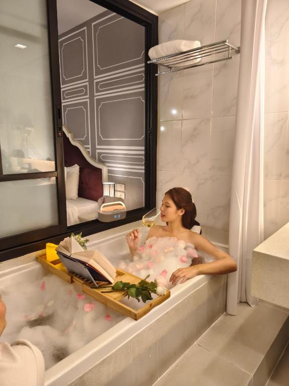 
Surrealist Art Bath Lover
