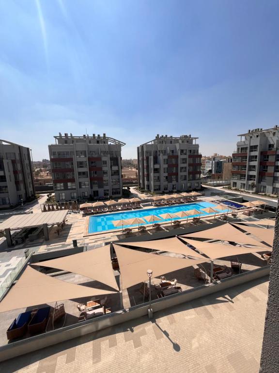 Bazén v ubytování Jw Marriott residence nebo v jeho okolí