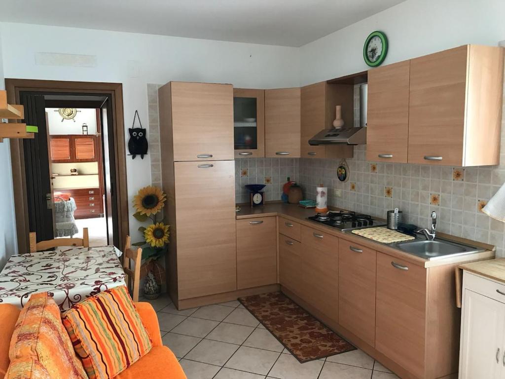 Kuchyň nebo kuchyňský kout v ubytování Holihome Sofy Mare