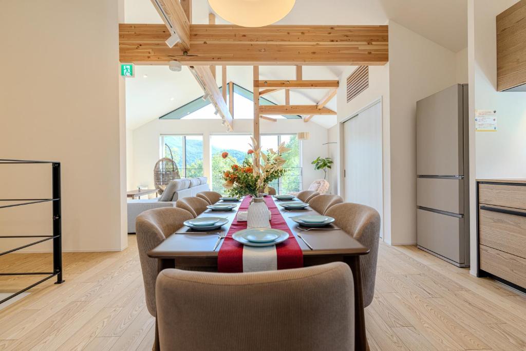 Χώρος καθιστικού στο Hakuba Villa Subaru