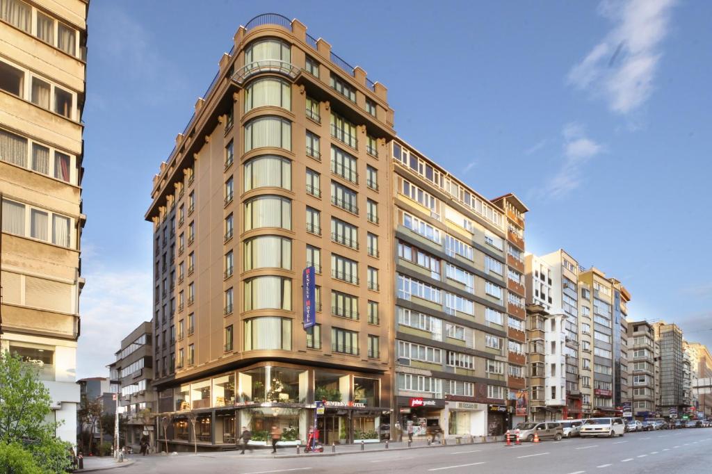 an architectural rendering of a building on a city street at Bentley Hotel Bosphorus - Special Class in Istanbul