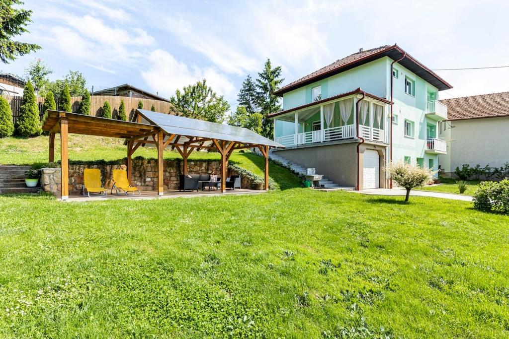 Zahrada ubytování Villa Green Paradise