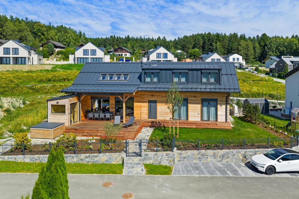 Budova, kde se vila nachází