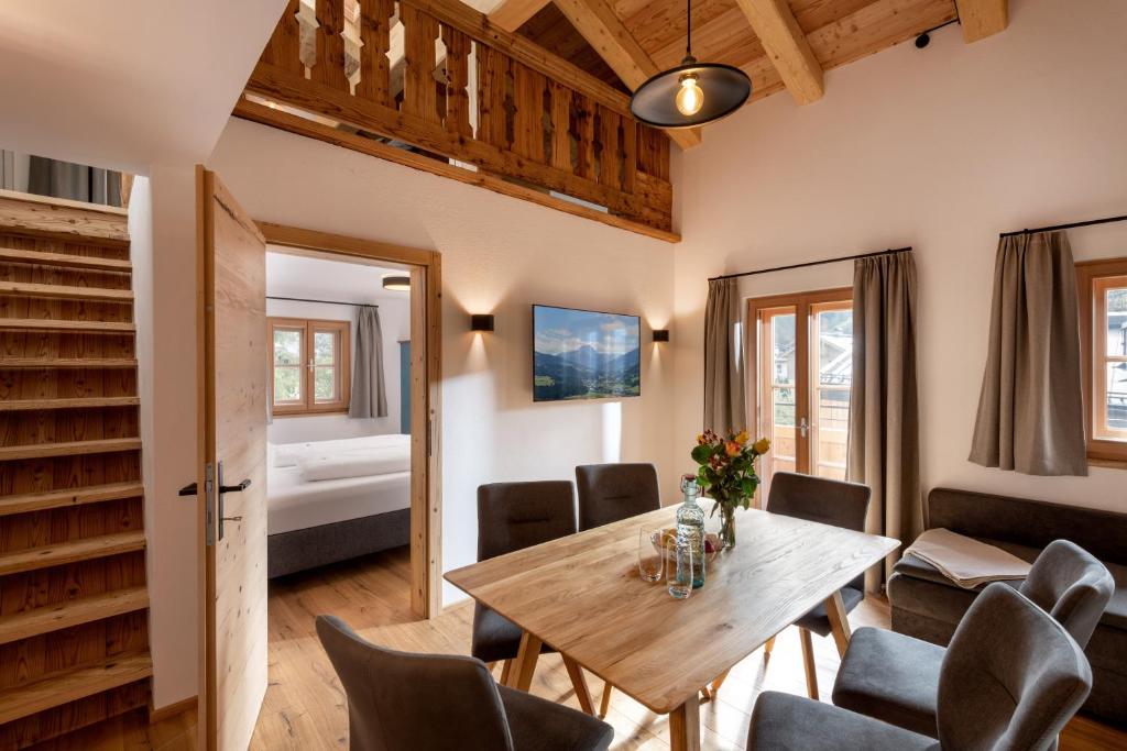 Posezení v ubytování Schwaigermühle Apartments