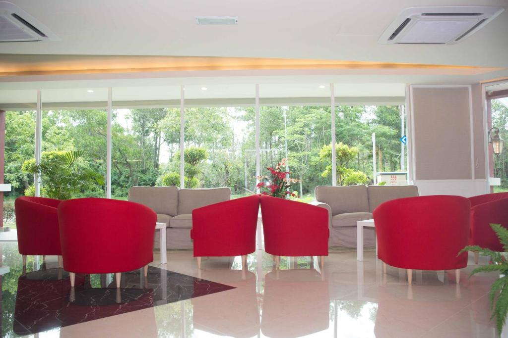 Posezení v ubytování Qlassic Hotel