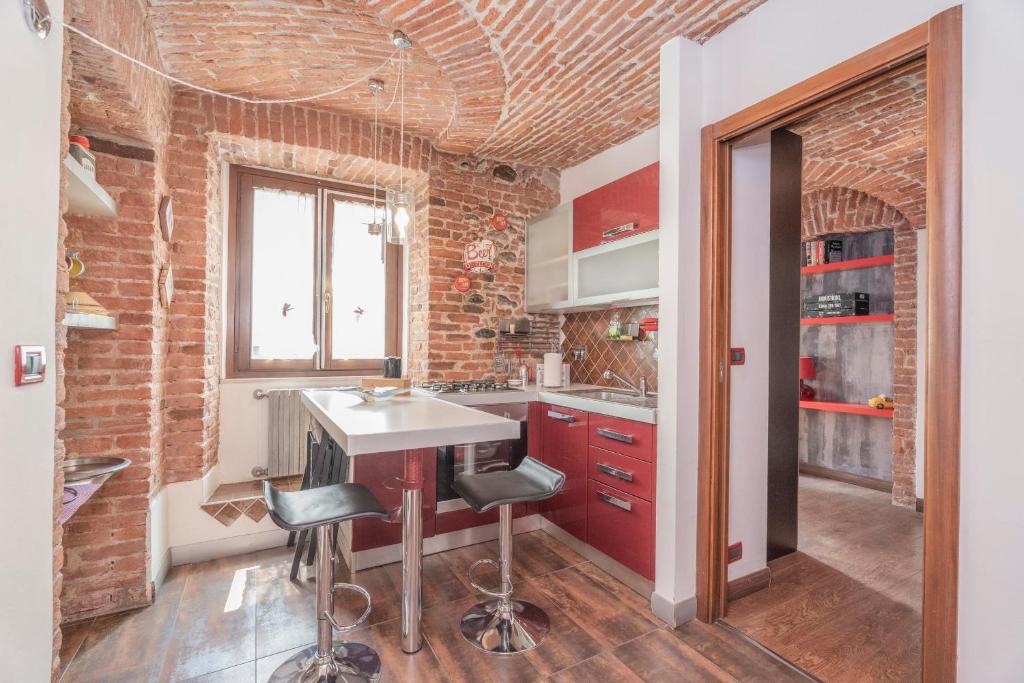 Kuchyň nebo kuchyňský kout v ubytování Ladyemma