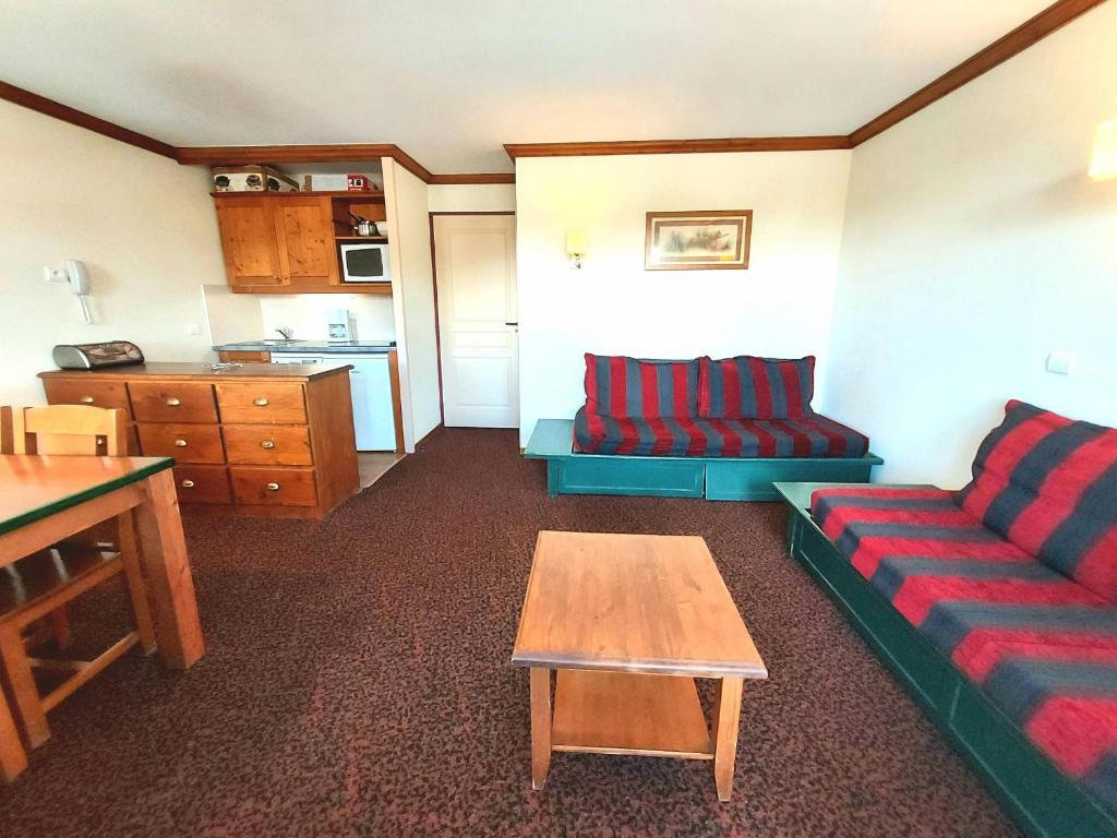 Appartement 3 pièces, accès skis aux pieds, 7 pers, Plagne Soleil