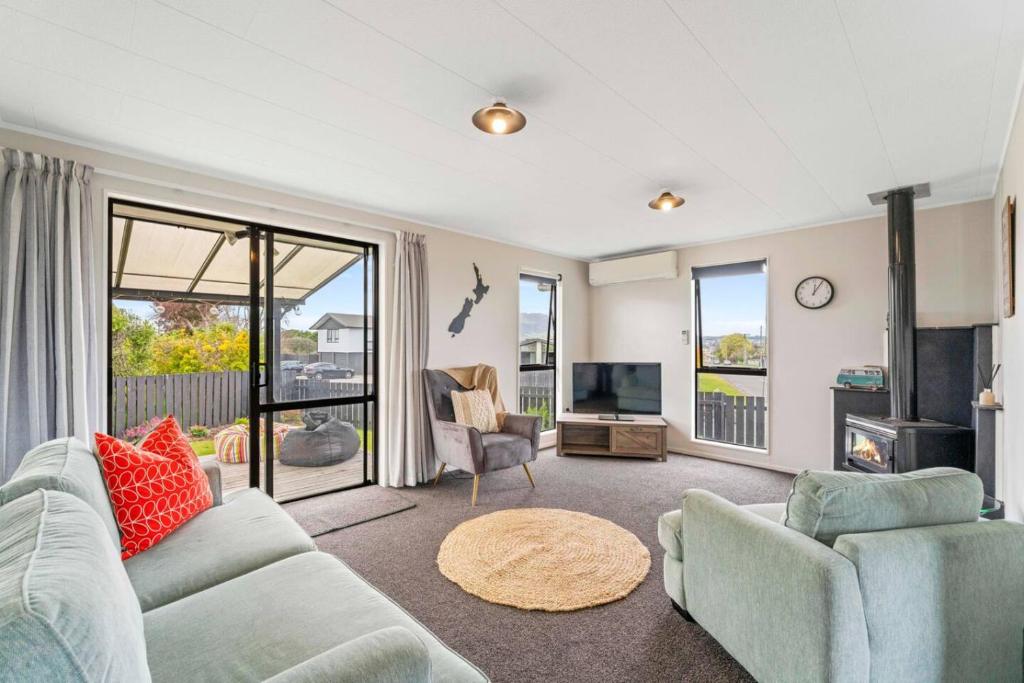 Μια τηλεόραση ή/και κέντρο ψυχαγωγίας στο Nukuhau Nook - Taupo