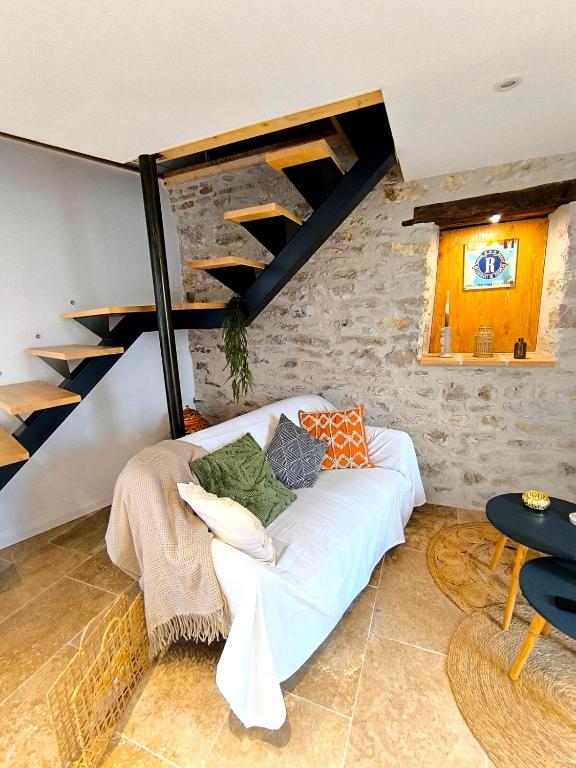 Posezení v ubytování Gîte Casa Liã