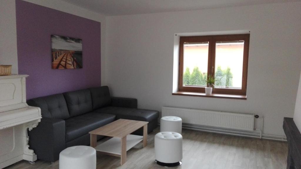 Posezení v ubytování Apartment Těchov