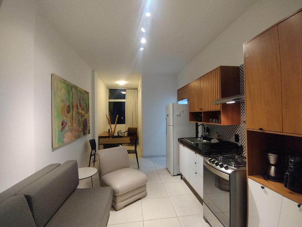 Kuchyň nebo kuchyňský kout v ubytování Home Carijós