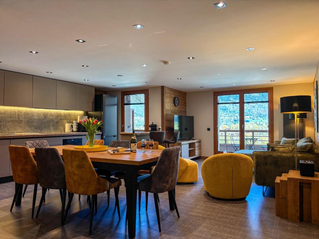 Η κουζίνα ή μικρή κουζίνα στο Appartement écureuil 8 personnes