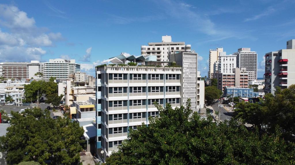 Nespecifikovaný výhled na destinaci San Juan nebo výhled na město při pohledu z hotelu