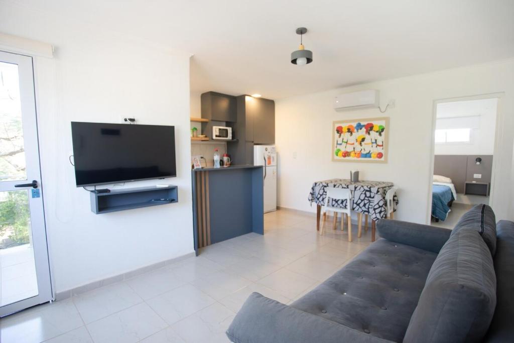 Kuchyň nebo kuchyňský kout v ubytování Temporales Rodrigo III