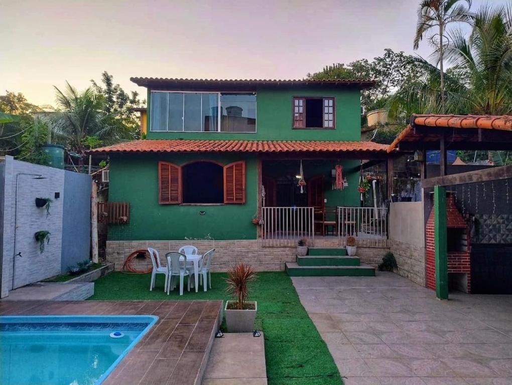 Πισίνα στο ή κοντά στο Green House Araçatiba