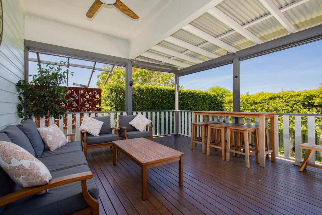 Μπαλκόνι ή βεράντα στο The Mayfield Duo - Timeless Escape with Granny Flat