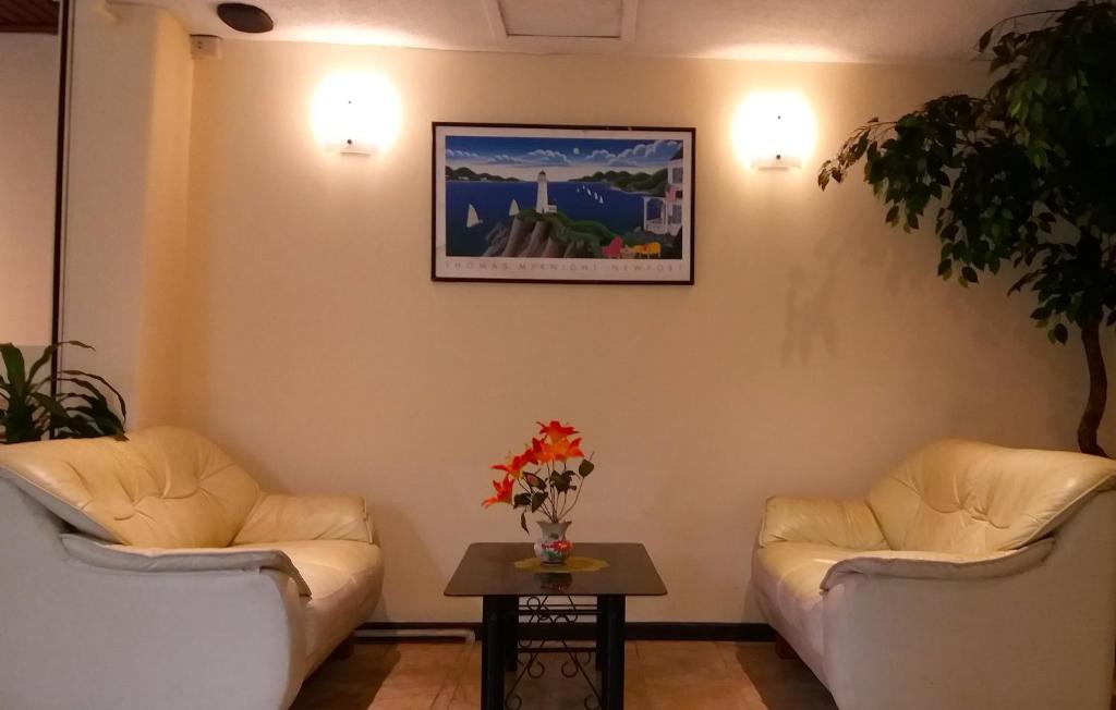 Posezení v ubytování Paradise Inn