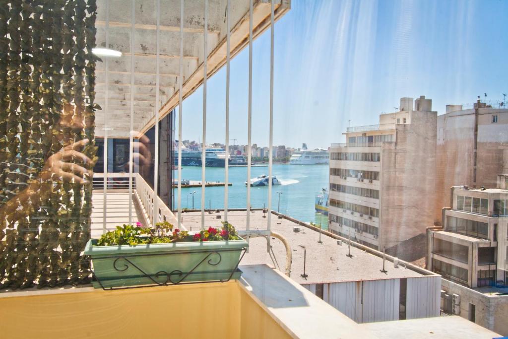 Balkón nebo terasa v ubytování Triton Hotel Piraeus
