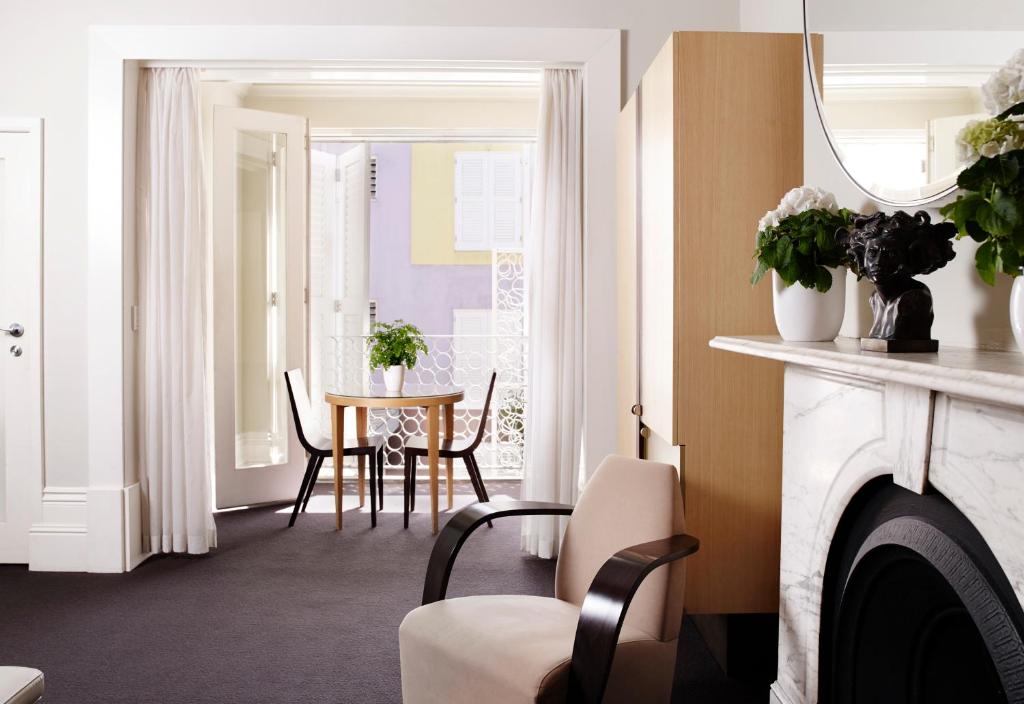 Posezení v ubytování Medusa Hotel Sydney