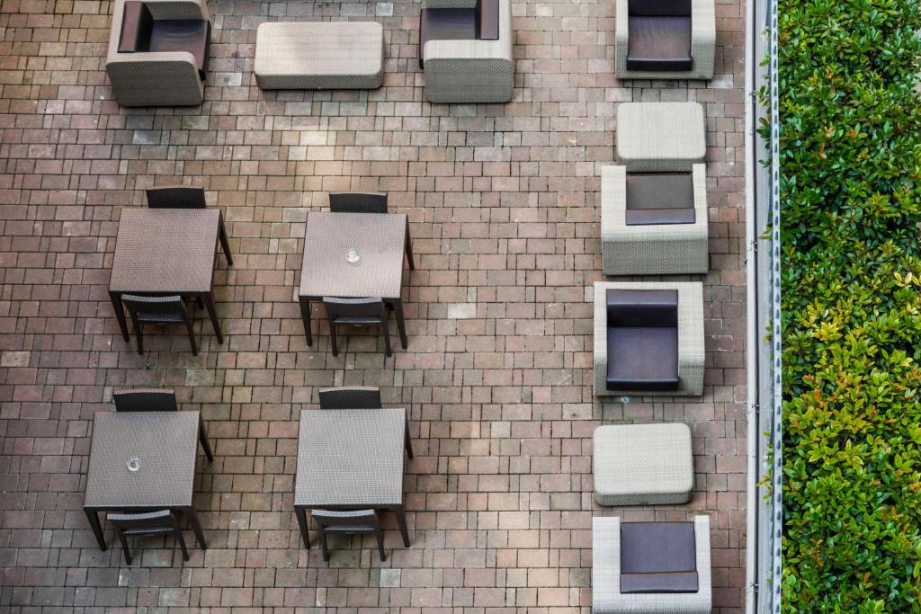 Posezení v ubytování Hotel Des Etrangers