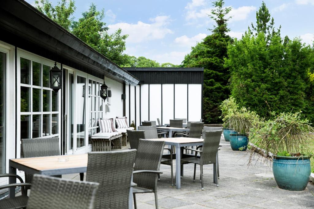 Zahrada ubytování Skjalm Hvide Hotel