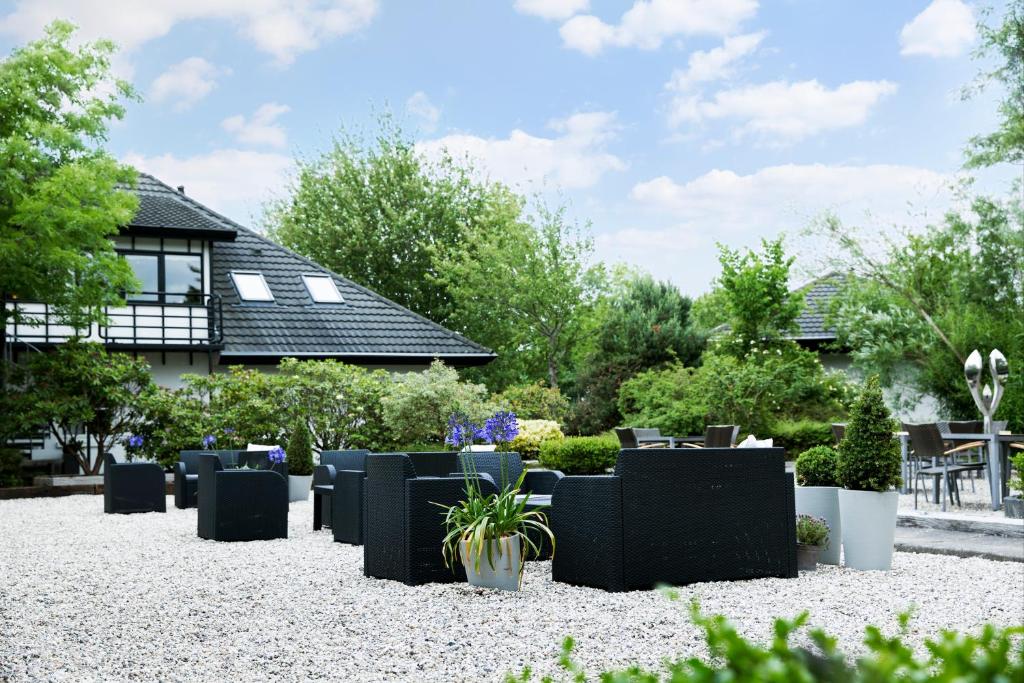 Zahrada ubytování Skjalm Hvide Hotel