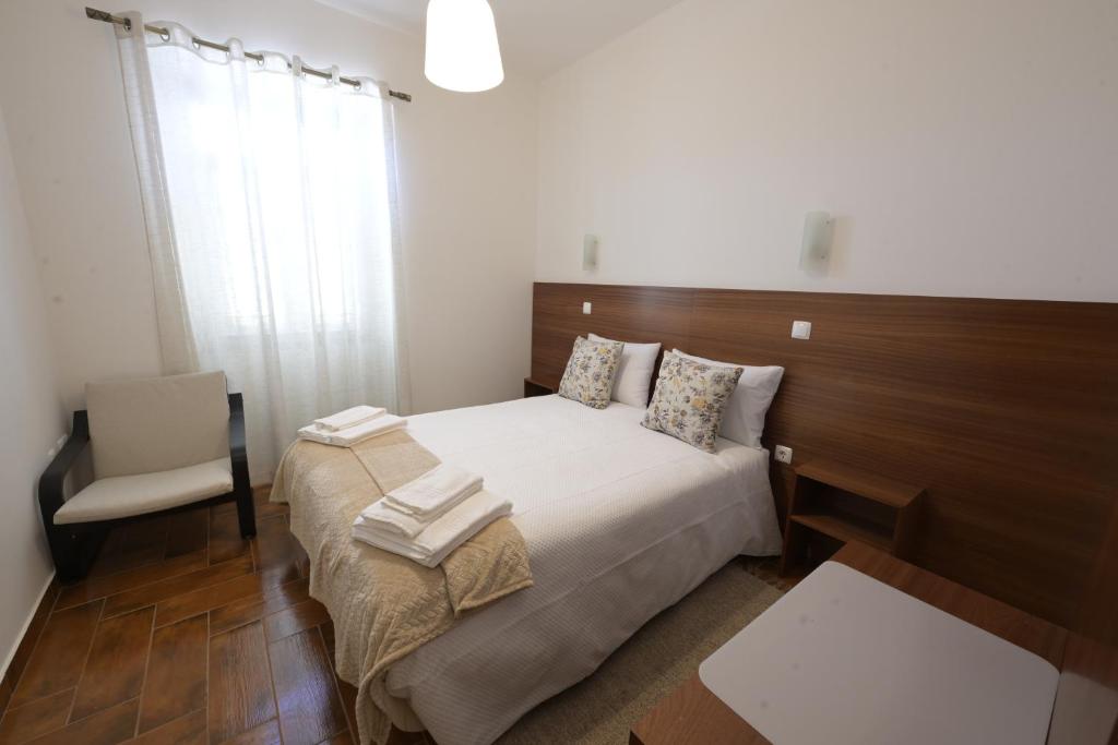 Ένα ή περισσότερα κρεβάτια σε δωμάτιο στο Quinta da Bouça - Casa do Lagar