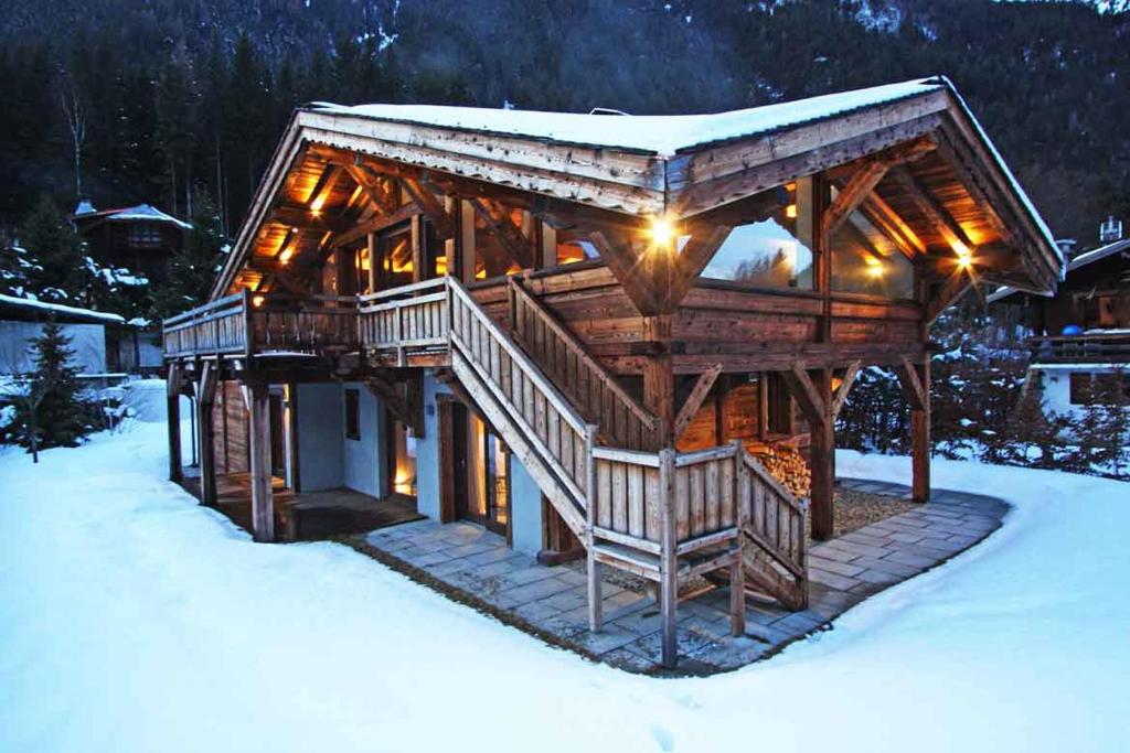 Chalet Les Praz - Chamonix All Year ในช่วงฤดูหนาว