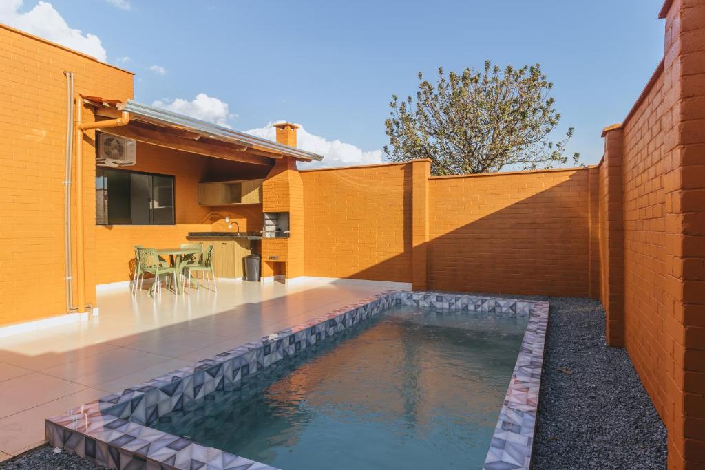 Bazén v ubytování Refúgio com piscina privada - Caldas Novas nebo v jeho okolí