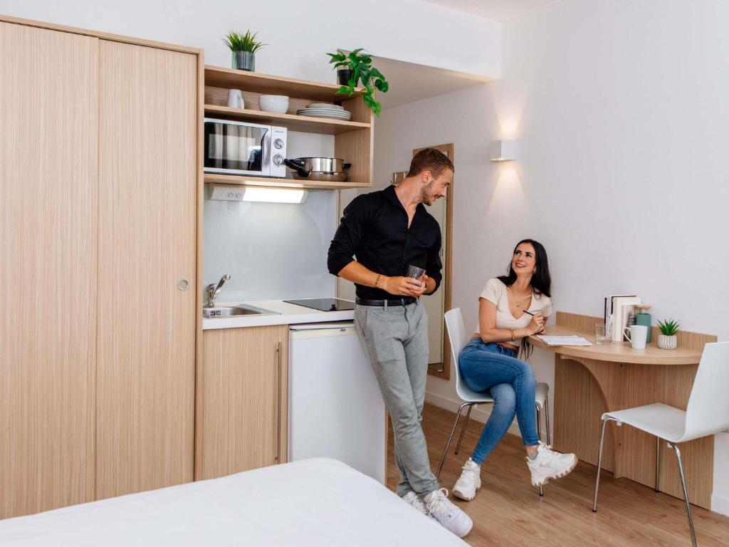 Aparthotel Adagio Access Bruxelles Europe Aparthotel - Resim 9