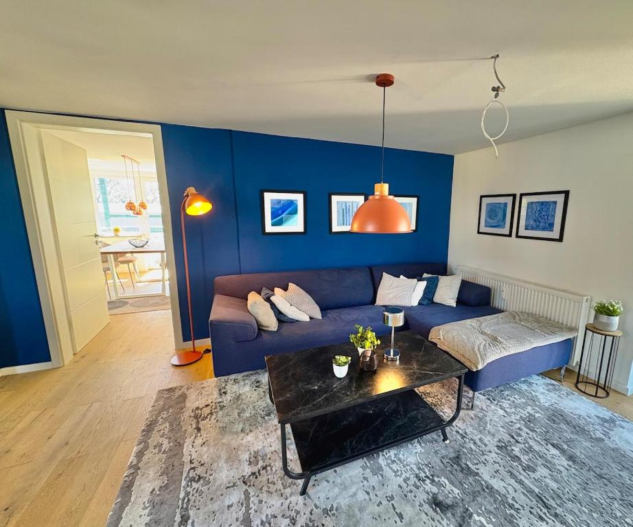 Ruang duduk di Lake view, central, terrace