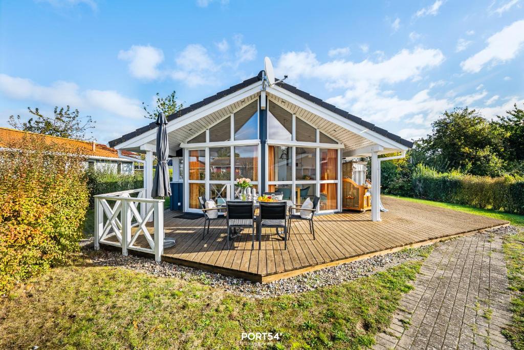 Κήπος έξω από το Ferienhaus Möwenstübchen Grömitz
