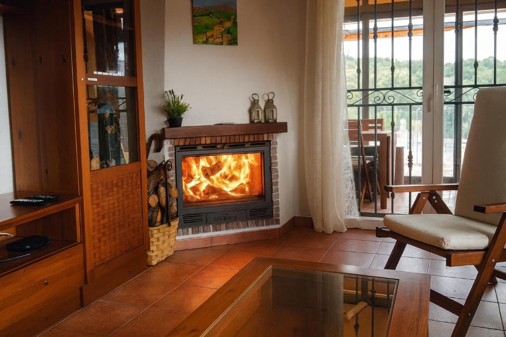 Posezení v ubytování Luz de Luna