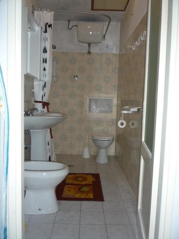 Koupelna v ubytování Casa Tarrini