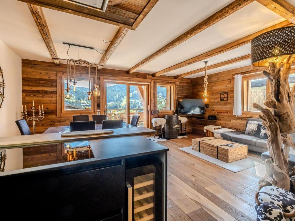 Appartement de luxe 5* aux Gets avec sauna et parking