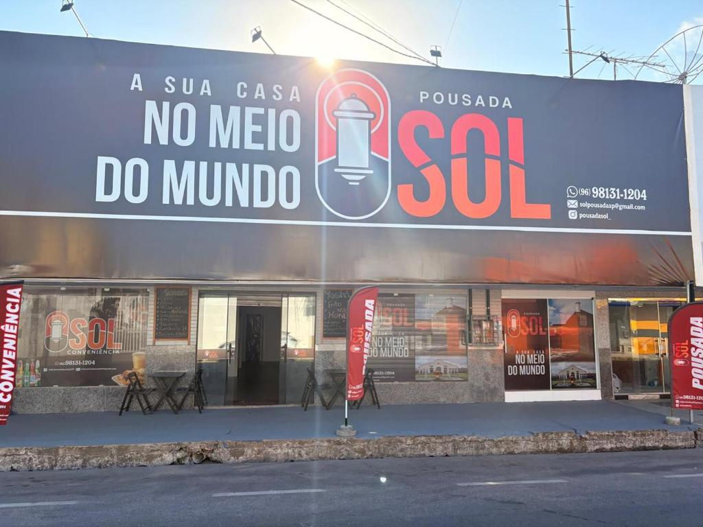 Un certificado, premio, letrero u otro documento en Pousada Sol