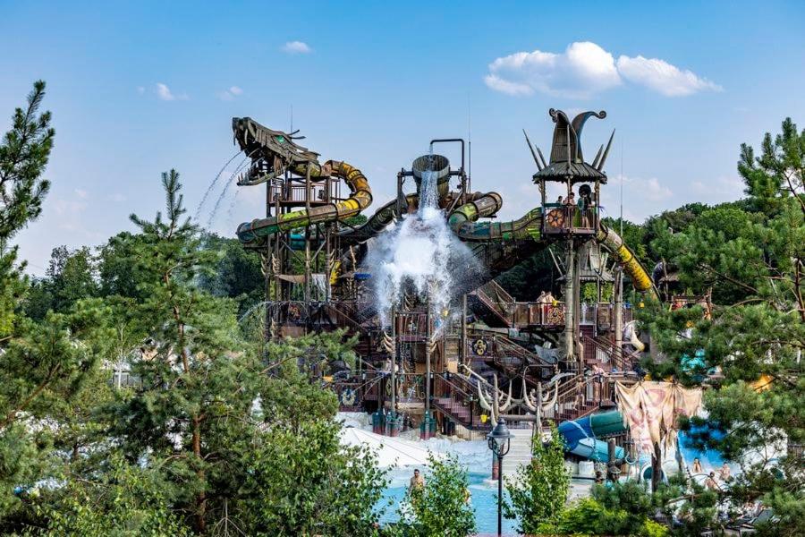 a roller coaster ride at a theme park at L'Ecrin Alsacien - Proche Europa Park - Idéal Famille & Professionnel - Commerces à Proximité in Erstein