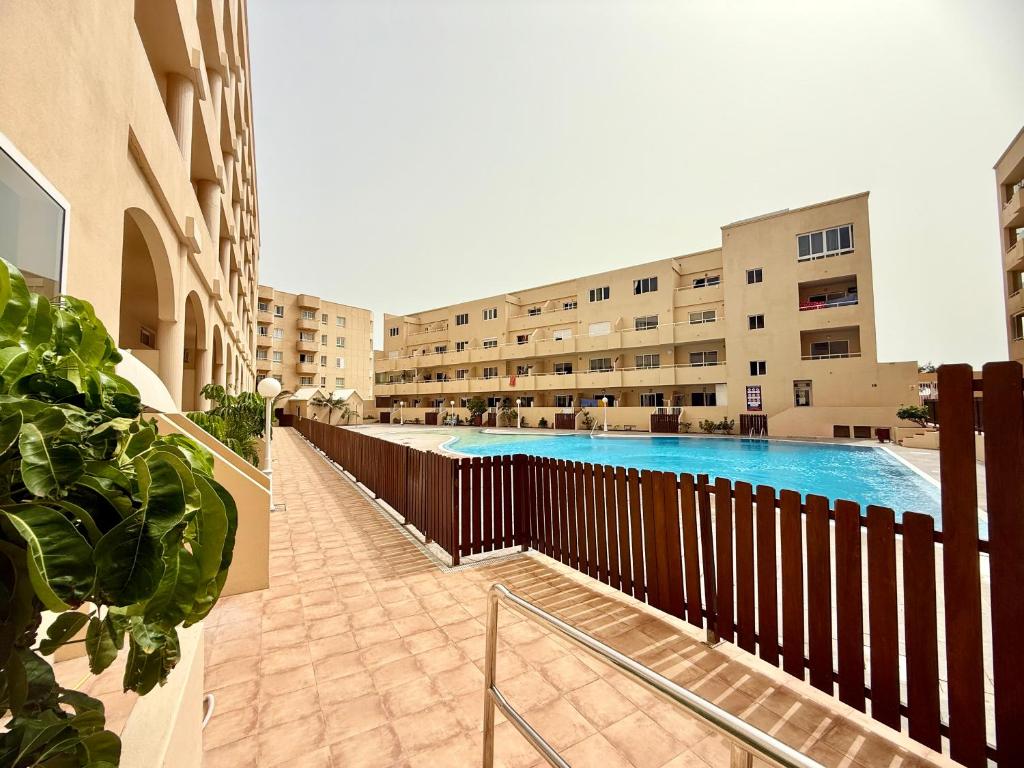 Πισίνα στο ή κοντά στο Oceanside Apartment in El Medano