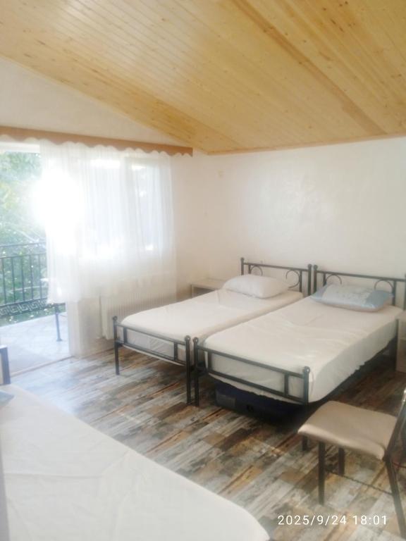 Ένα ή περισσότερα κρεβάτια σε δωμάτιο στο Отель Мечта Кобулети