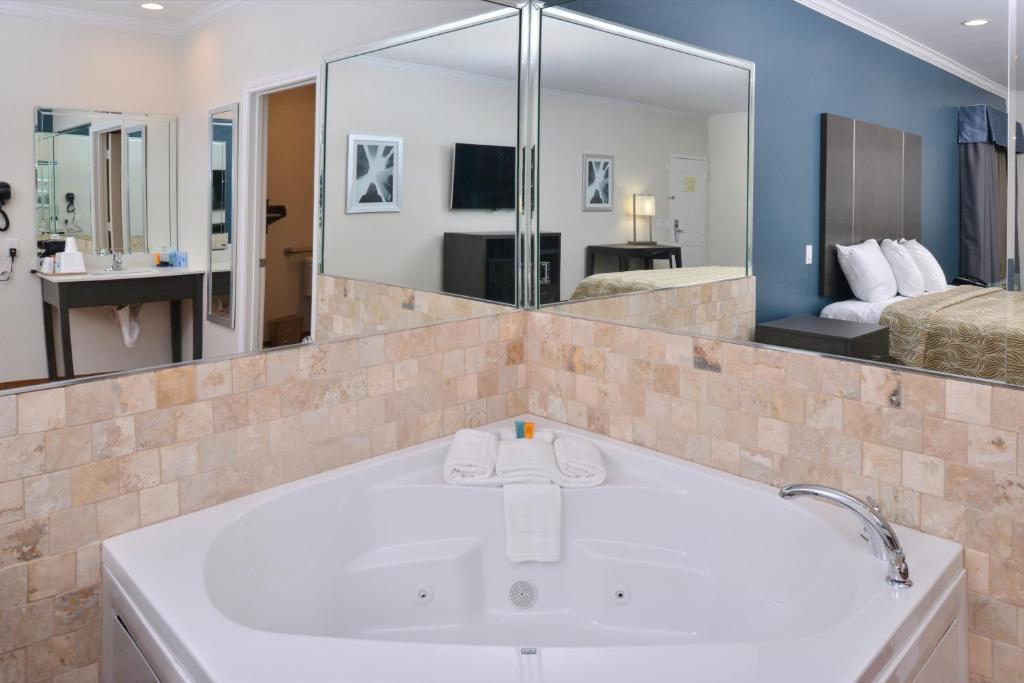 Regency Inn & Suites- NW Houston - King Suite Met Spa -bad