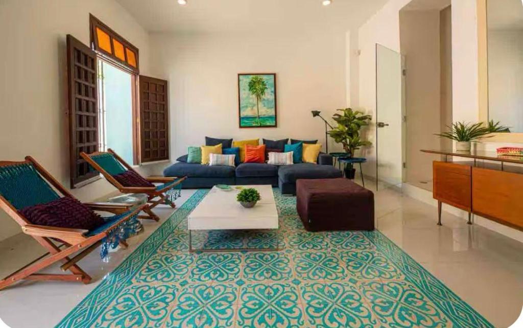 Posezení v ubytování Villa Nelly