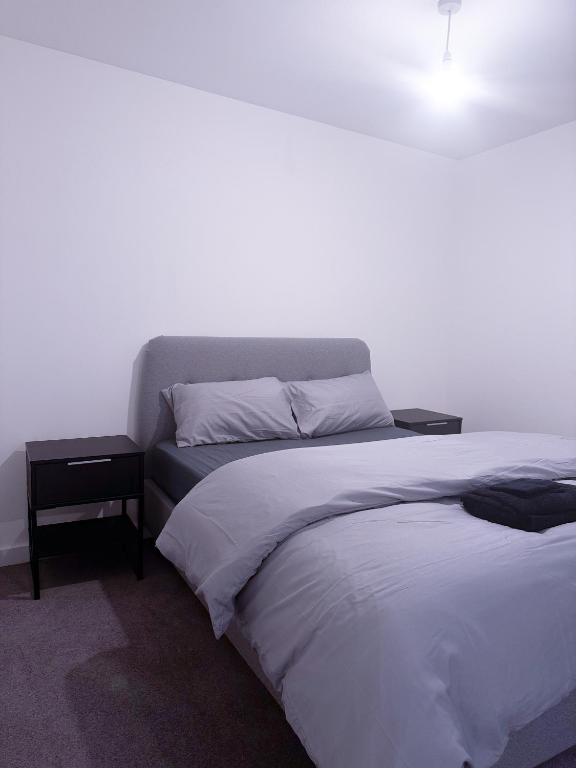 Ένα ή περισσότερα κρεβάτια σε δωμάτιο στο Jeta Living