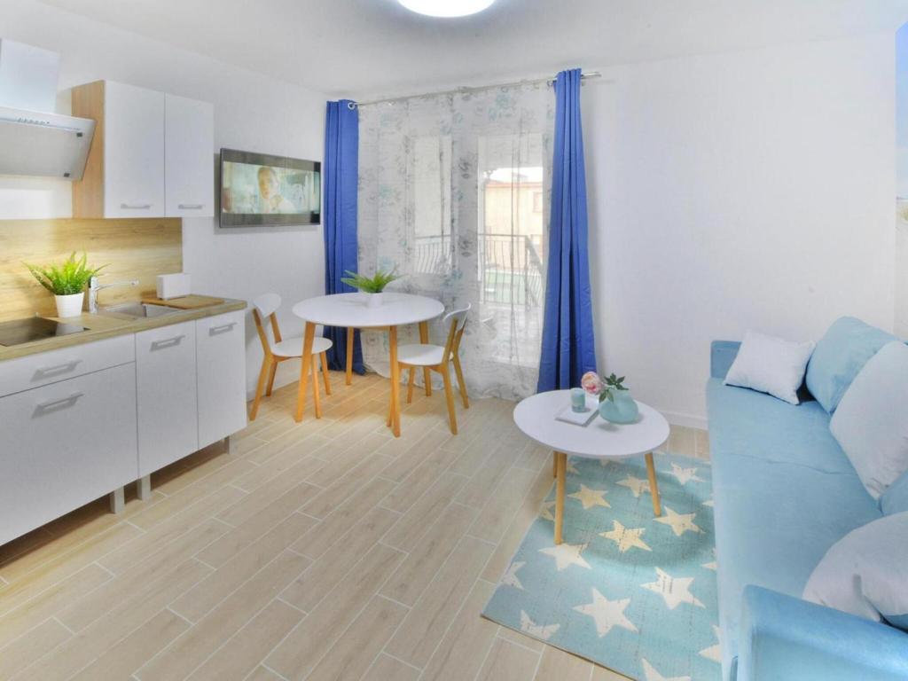 Χώρος καθιστικού στο Studio in Ko obrzeg near Baltic Beach