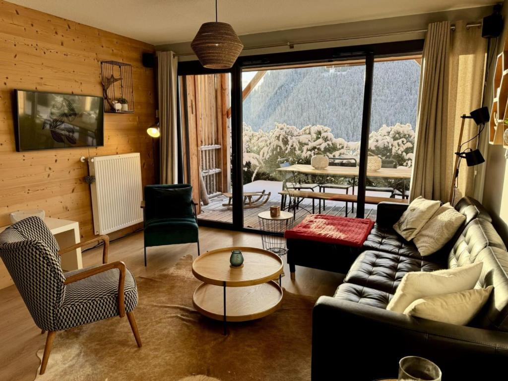 Nespecifikovaný výhled na hory nebo výhled na hory při pohledu z apartmánu