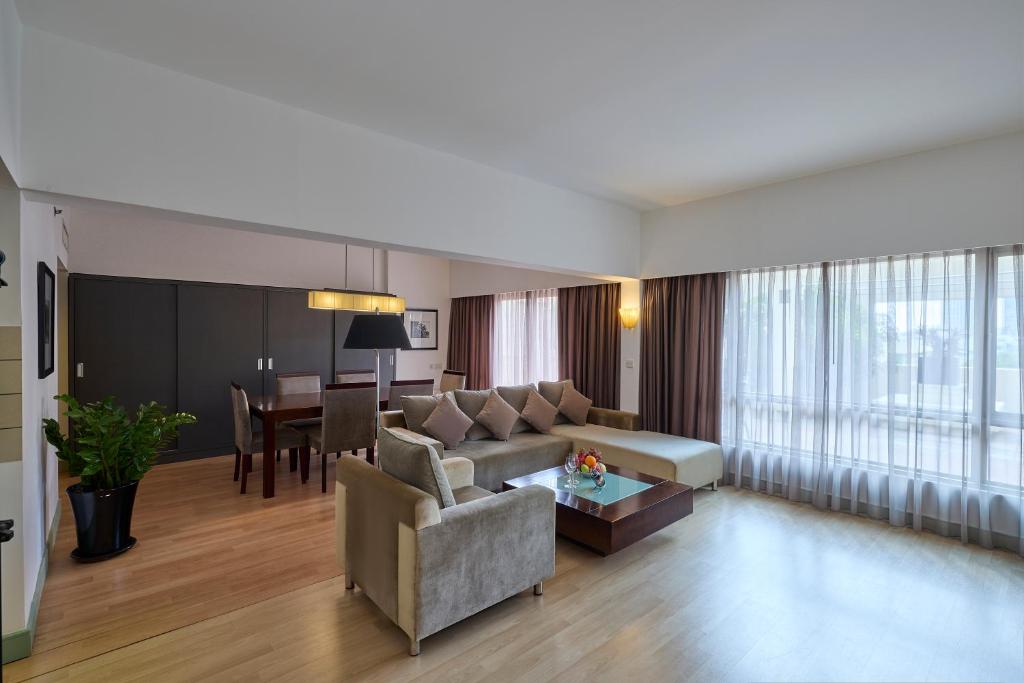 One-Bedroom King Suite with City View and Club Millésime Access