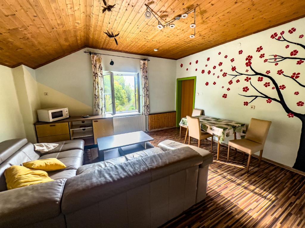 Posezení v ubytování Appartements Pircher
