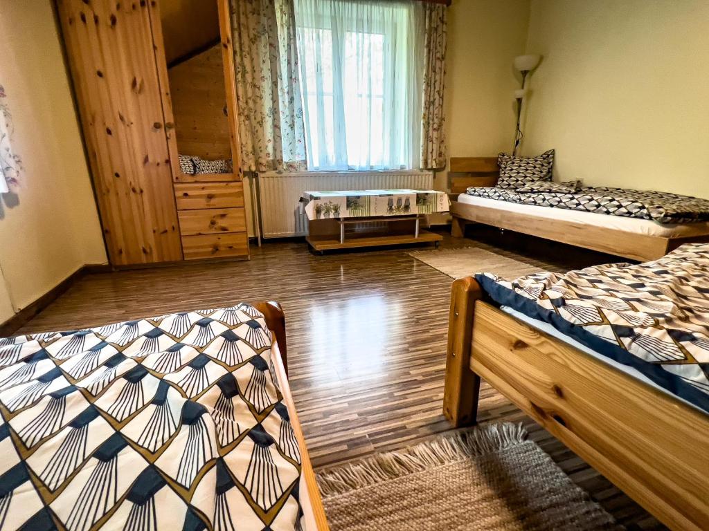 Postel nebo postele na pokoji v ubytování Appartements Pircher