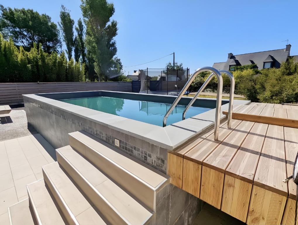 Bazén v ubytování Ty inizi - Maison avec piscine nebo v jeho okolí