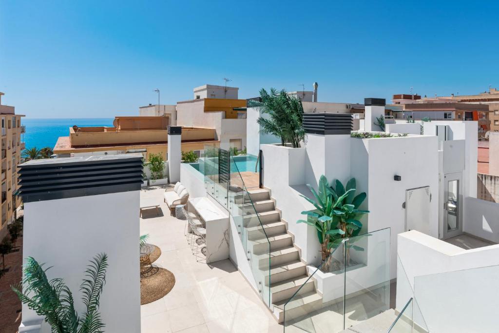 Ban công/sân hiên tại Luxury Apartment Centro del Sol